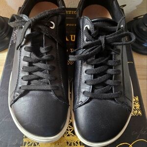 BIRKENSTOCK Men’s Bend Low Top Leather Sneakers Black Size 40